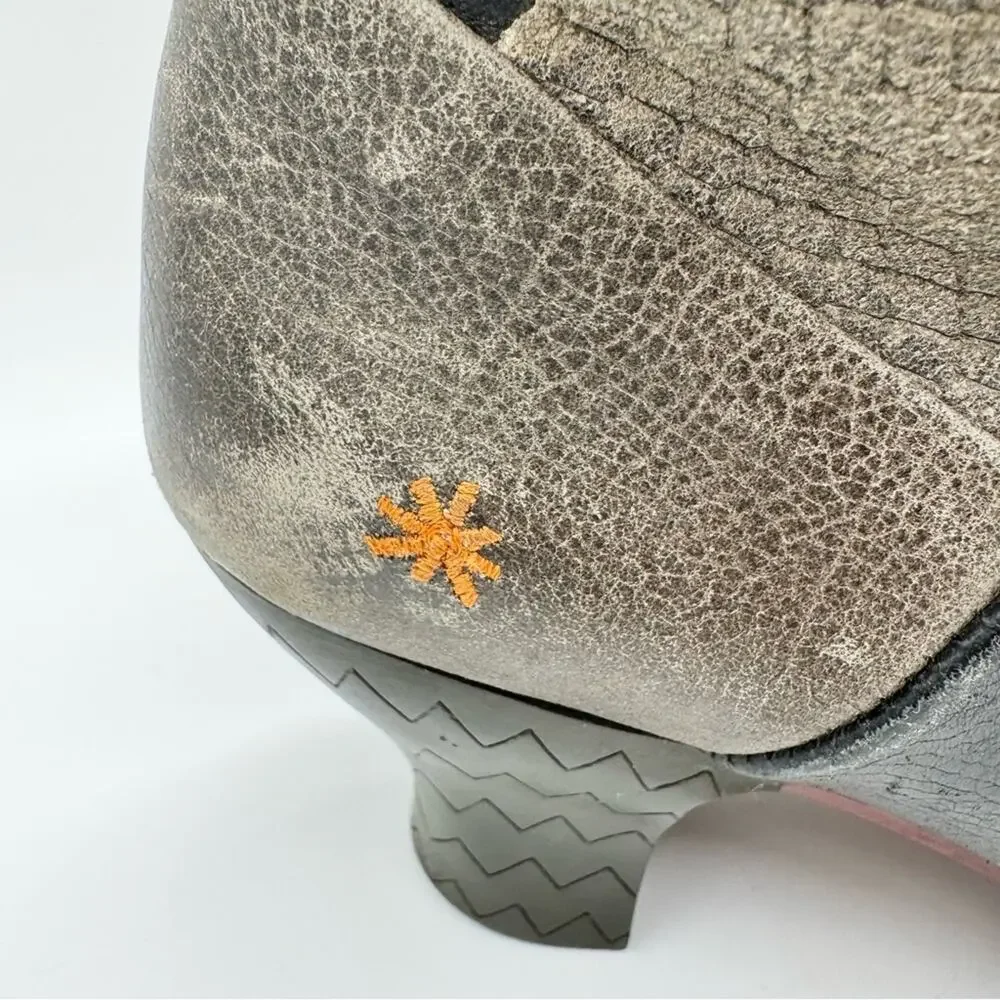 Art Company Womens Harlem 1092 Artsy Mid Heel Ankle Boot Grey/Black Size‎ 38